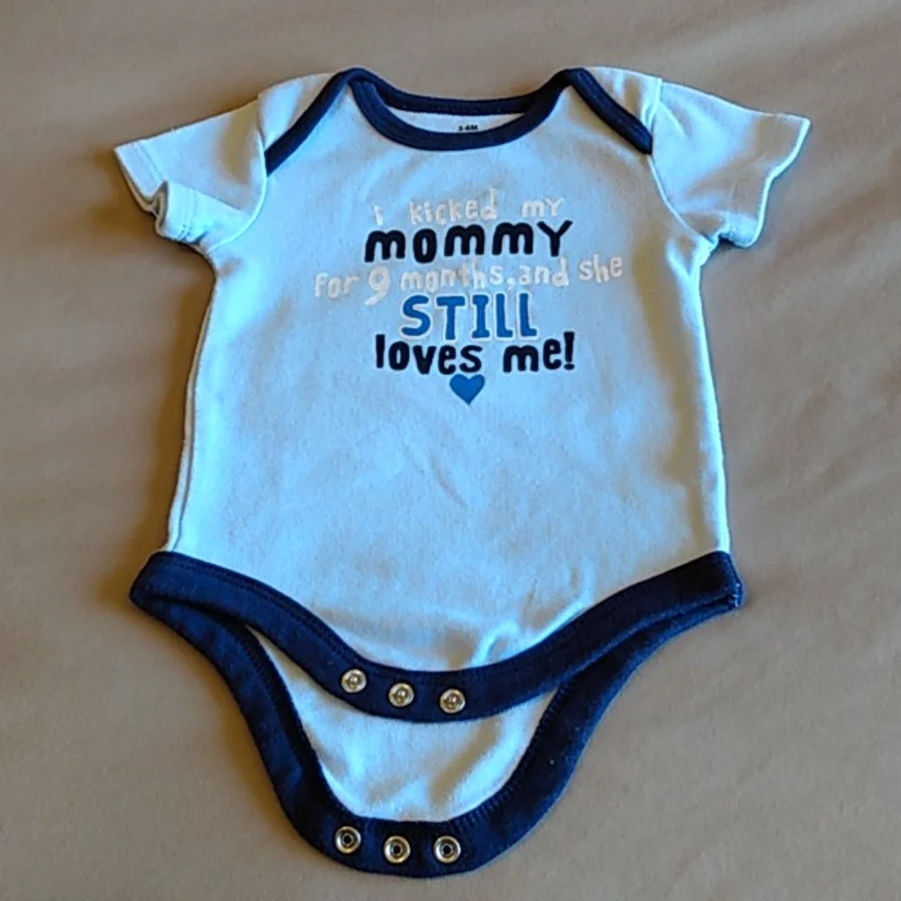 *Baby‎ Onesie – 3–6 Months – Short Sleeve